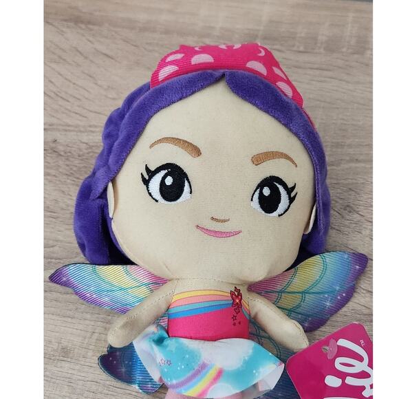 Barbie Fairy Princess Chibi Plush Doll Toy Factory Pink Purple Rainbow Dress NEW - Picture 3 of 6